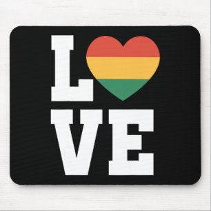 Love Juneteenth 1865 Pride Afro-Amerikaanse beroem Muismat
