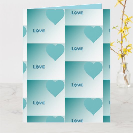 Love. Kaart (Gele Bloem)