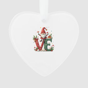 LOVE Kabouter Kerstmis Ornament