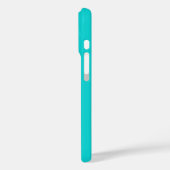 LOVE kalligrafie Hartlettering Aqua Blauwgroen Ele Case-Mate iPhone Case (Achterkant / Links)