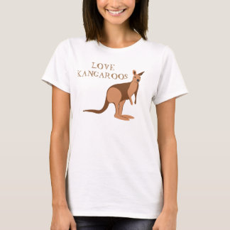 Love Kangaroos Australian Animal T-shirt