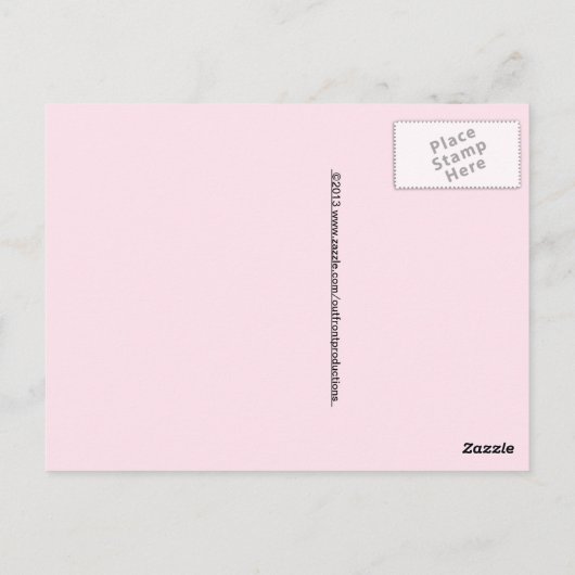 Love Kanji Symbol on roze textured background Briefkaart (Achterkant)