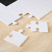 Love Kansas Silhouette Map Shape Black Chalkboard Legpuzzel (Zijkant)