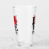 LOVE Kapa'a Hawaii Red Hibiscs Glas (Rechts)