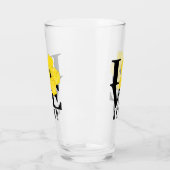 LOVE Kapaa Yellow Hibiscus Glas (Links)