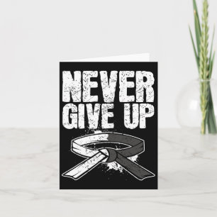 Love Karate Black Belt Gift Design Martial Arts Gi Kaart