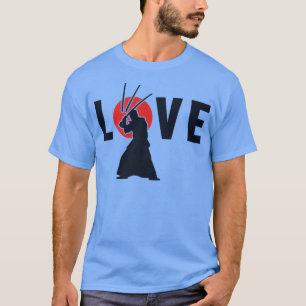 Love Kata Kenjusu Katana Samurai Kendo Premium T-S T-shirt