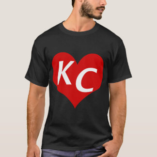 LOVE KC HEART LOVE KANSAS CITY HEART Oversized T-shirt