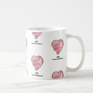 LOVE kent geen grenzen. Koffiemok