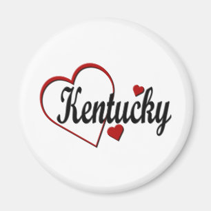 Love Kentucky Hearts Magneet