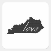 Love Kentucky Vierkante Sticker (Voorkant)