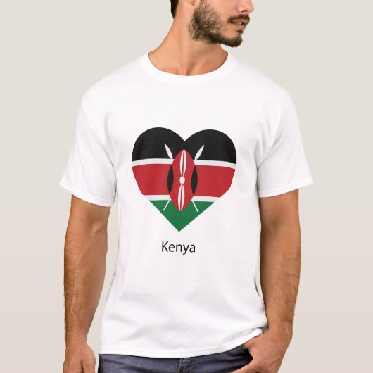 Love Kenya T-shirt (Voorkant)