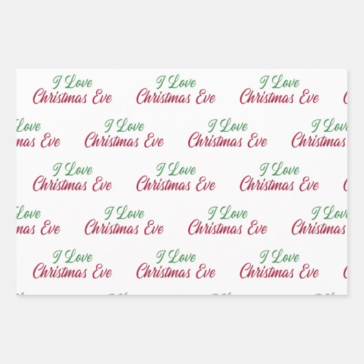 Love kersteve inpakpapier vel (Voorkant 3)