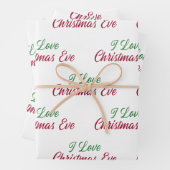 Love kersteve inpakpapier vel (In situ)
