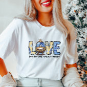 LOVE Kerstfeest T-shirt