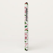 Love Kerstmis Motifs Pattern Green Red Case-Mate iPhone Case (Achterkant/links)