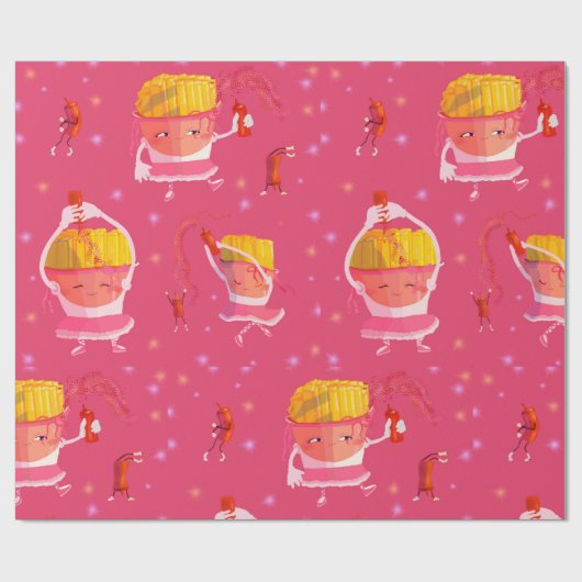 Love ketchup cadeaupapier (Vlak)