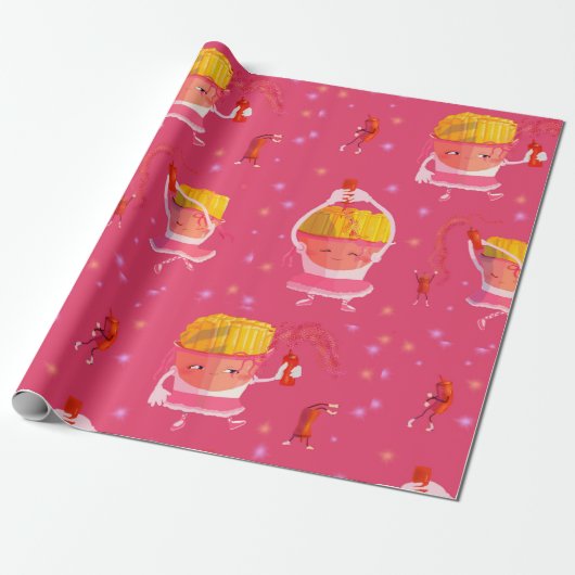 Love ketchup cadeaupapier (Uitgerold)