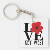 LOVE Key West Florida Sleutelhanger (Voorkant)