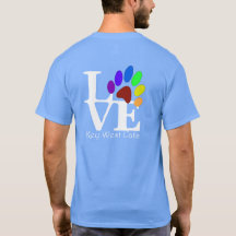 LOVE Key West Katten Donkere T-shirts