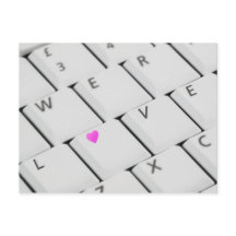 Love Keyboard - Briefkaart