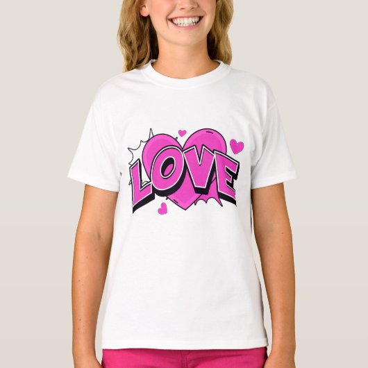 LOVE kids T-shirt (Voorkant)