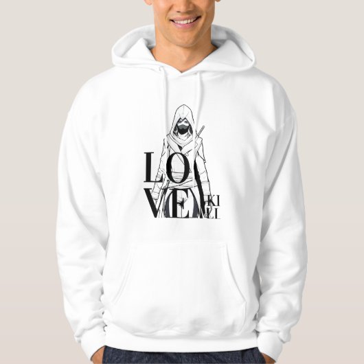 Love Kill: Mysterieuze kunst van moordenaars Hoodie (Voorkant)