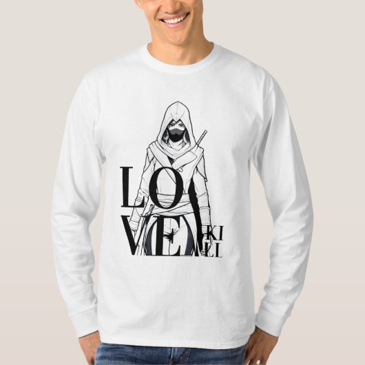 Love Kill: Mysterieuze kunst van moordenaars T-shirt (Voorkant)
