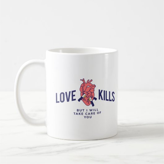 Love Kills Koffiemok (Links)