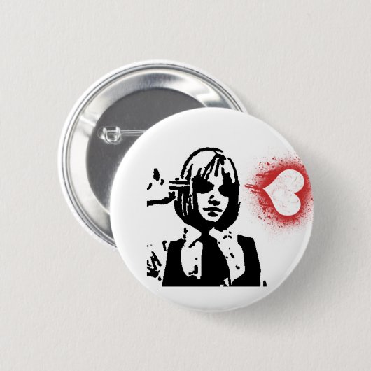 Love Kills Ronde Button 5,7 Cm (Voorkant /achterkant)