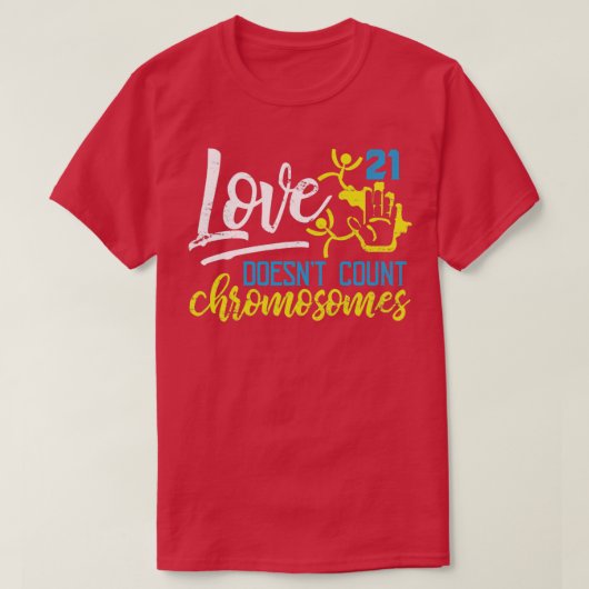 Love Kindness Down Syndrome Awareness T-shirt (Design voorkant)