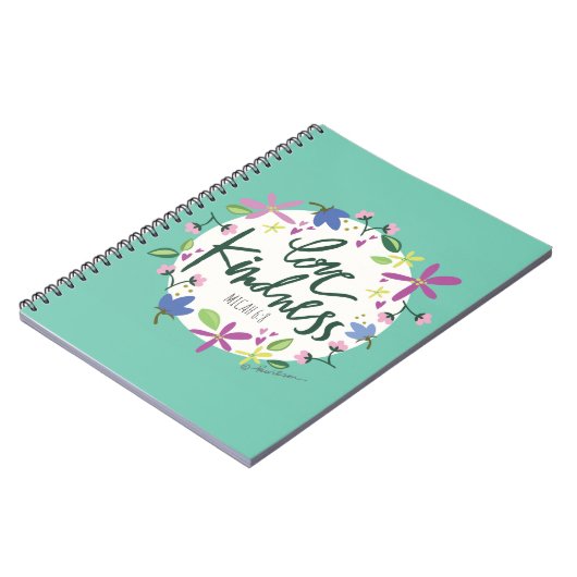 Love Kindness Spiral notebook Notitieboek (Linkerzijde)