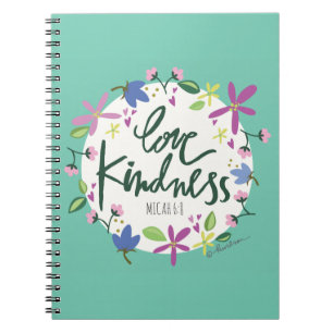 Love Kindness Spiral notebook Notitieboek