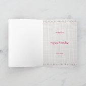 Love & Kisses verjaardagskaart Kaart (Binnen)