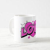LOVE klassieke mok (Voorkant links)