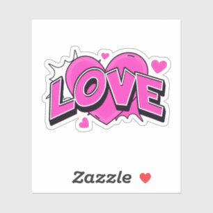 LOVE Klein, 3.2 cm (1.25") Sticker