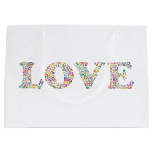 LOVE - kleurrijke koffiebonen