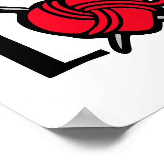 Love Knitters breitting graphic art Poster (Hoek)