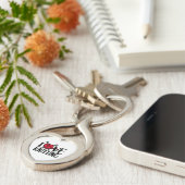 Love Knitting sleutelhanger (Zijkant)