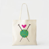 Love Knitting Tote Bag (Voorkant)