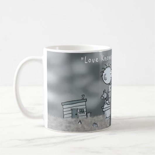 "Love Knoins No Boundaries" Koffee Mok (Links)