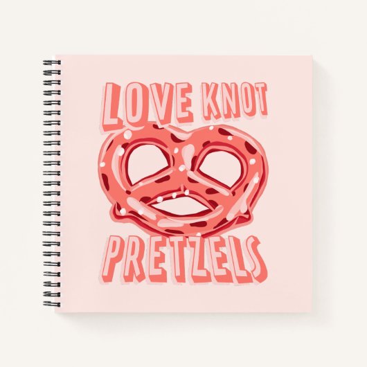 Love Knot Pretzel Notitieboek (Voorkant)