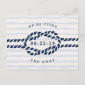 Love Knot Save the Date Aankondigingskaart (Voorkant)