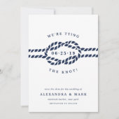 Love Knot Save the Date Kaart (Voorkant)