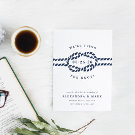 Love Knot Save the Date Kaart