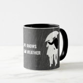 Love Knows No Bad Weather aanpasbaar Mok (Voorkant rechts)