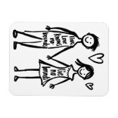 Love knows no bounds magneet (Horizontaal)