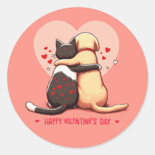 Love knows no bounds ronde sticker