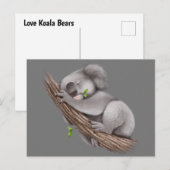 Love Koala    BearsPostcard Briefkaart (Voorkant / Achterkant)