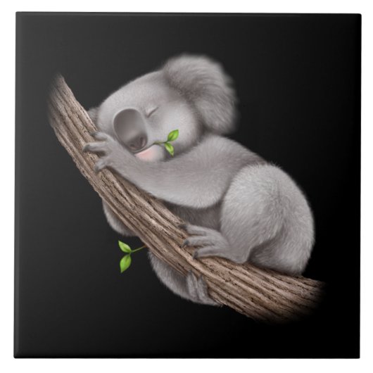 Love Koala Beren Classic Tegeltje (Voorkant)